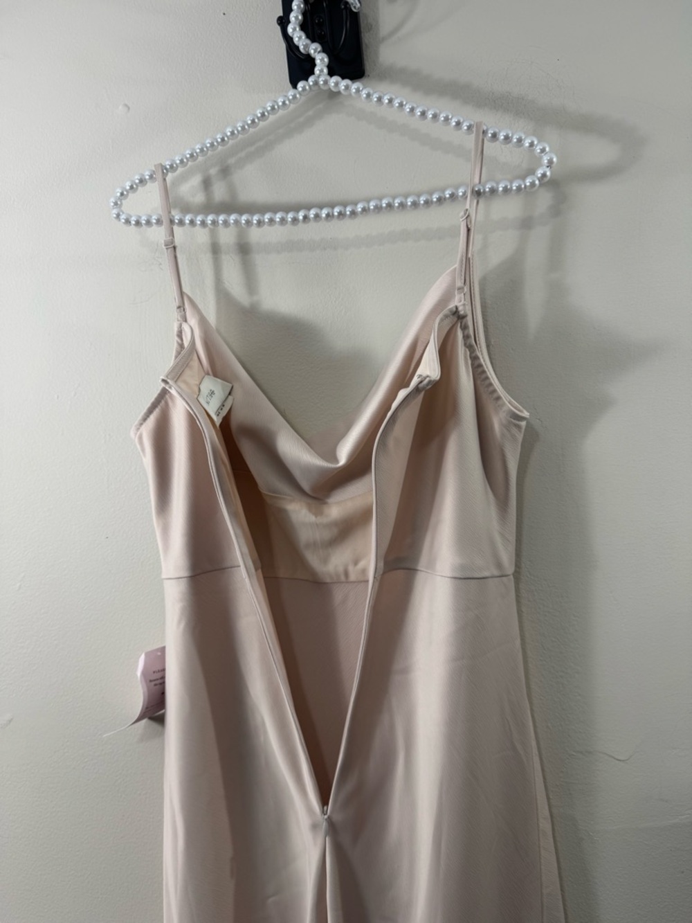 BHLDN Malynn Maxi Slip Dress Cowl Dress In Oyster NWT - Picture 6 of 13